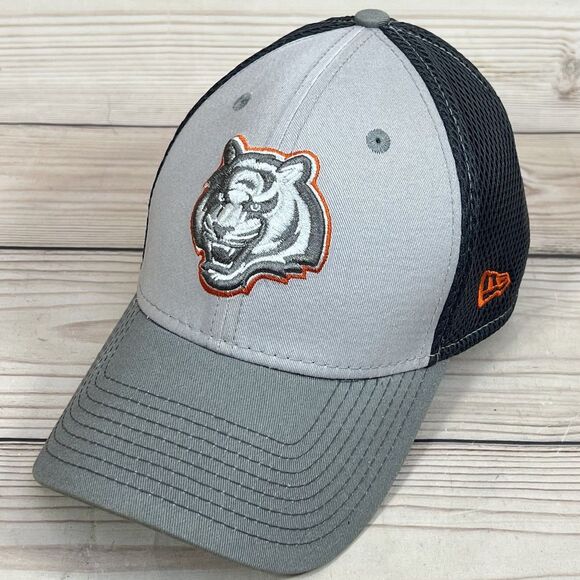 New Era Cincinnati Bengals Hat Size S/M 39Thirty Flex Stretch Fitted Cap Gray - Picture 14 of 16